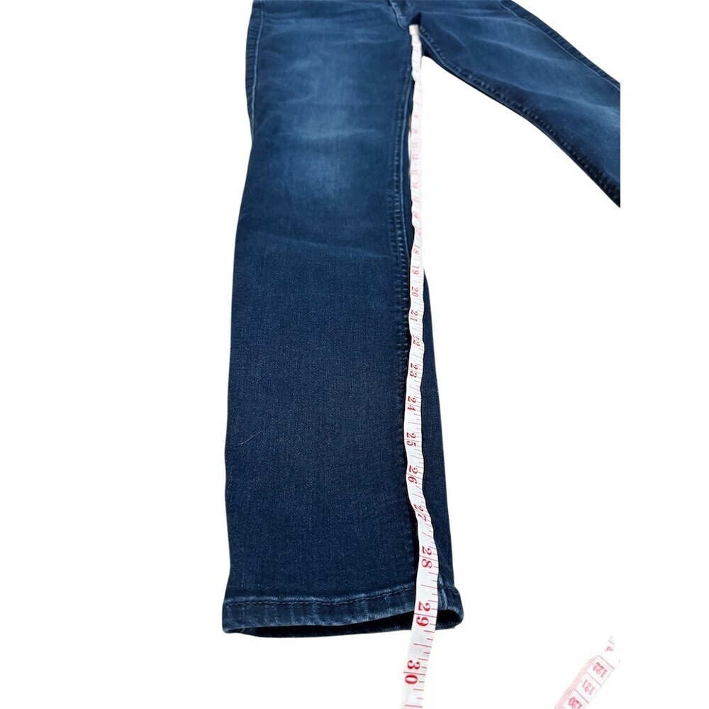7 For All Mankind Gwenevere Skinny Jeans Womens Size 28 Dark Wash Stretch - Picture 9 of 10